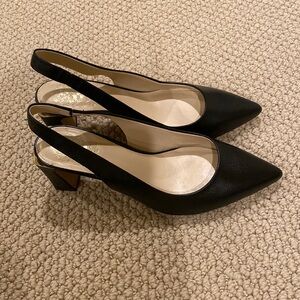 Vine Camuto Block Heel Slingbacks